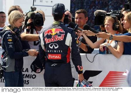 Italian Grand Prix, Monza 3 - 6 September 2015 05.09.2015 - Qualifying, Daniel Ricciardo (AUS) Red Bull Racing RB10 