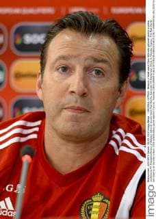- NICOSIA, CYPRUS: Belgium s head coach Marc Wilmots pictured during a press conference PK Pressekonferenz of Belgian national soccer team Red Devils, Saturday 05 September 2015, in Nicosia, Cyprus. The Red Devils are playing on Sunday a Euro 2016 qualification game against Cyprus. Tuesday DIRKxWAEM  x04693916x