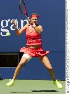 TENNIS - WTA Tennis Damen US Open 2015 NEW YORK CITY,NEW YORK,USA,05.SEP.15 - TENNIS - WTA Tour, US Open 2015, Grand Slam, Flushing Meadows. Image shows Petra Kvitova (CZE). GEPAxpictures xMatthiasxHauer