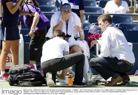 TENNIS - WTA Tennis Damen US Open 2015 NEW YORK CITY,NEW YORK,USA,05.SEP.15 - TENNIS - WTA Tour, US Open 2015, Grand Slam, Flushing Meadows. Image shows Andrea Petkovic (GER). GEPAxpictures xMatthiasxHauer