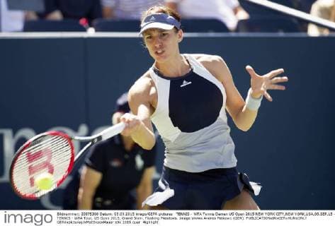 TENNIS - WTA Tennis Damen US Open 2015 NEW YORK CITY,NEW YORK,USA,05.SEP.15 - TENNIS - WTA Tour, US Open 2015, Grand Slam, Flushing Meadows. Image shows Andrea Petkovic (GER). GEPAxpictures xMatthiasxHauer