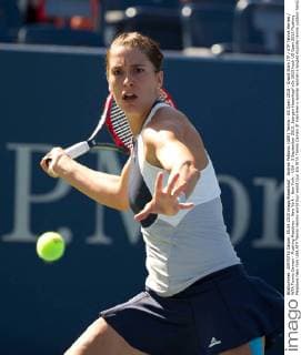 Andrea Petkovic (GER) Tennis - US Open 2015 - Grand Slam ITF ATP Tennis Herren WTA Tennis Damen - Flushing Meadows - New York - New York - USA - 5 September 2015. Juergen Hasenkopf