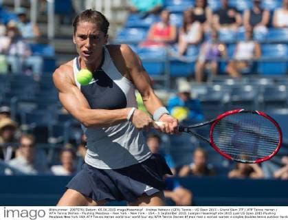 Andrea Petkovic (GER) Tennis - US Open 2015 - Grand Slam ITF ATP Tennis Herren WTA Tennis Damen - Flushing Meadows - New York - New York - USA - 5 September 2015. Juergen Hasenkopf