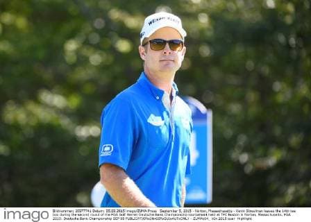 September 5, 2015 - Norton, Massachusetts - Kevin Streelman leaves the 14th tee box during the second round of the PGA Golf Herren Deutsche Bank Championship tournament held at TPC Boston in Norton, Massachusetts. PGA 2015: Deutsche Bank Championship SEP 05 - ZUMAc04_