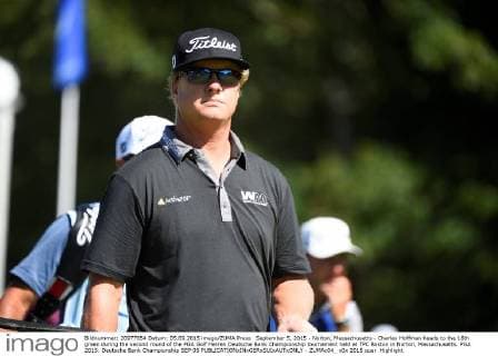 September 5, 2015 - Norton, Massachusetts - Charley Hoffman heads to the 16th green during the second round of the PGA Golf Herren Deutsche Bank Championship tournament held at TPC Boston in Norton, Massachusetts. PGA 2015: Deutsche Bank Championship SEP 05 - ZUMAc04_