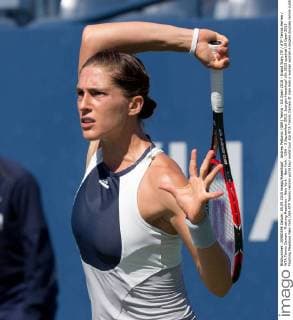 Andrea Petkovic (GER) Tennis - US Open 2015 - Grand Slam ITF ATP Tennis Herren WTA Tennis Damen - Flushing Meadows - New York - New York - USA - 5 September 2015. Juergen Hasenkopf