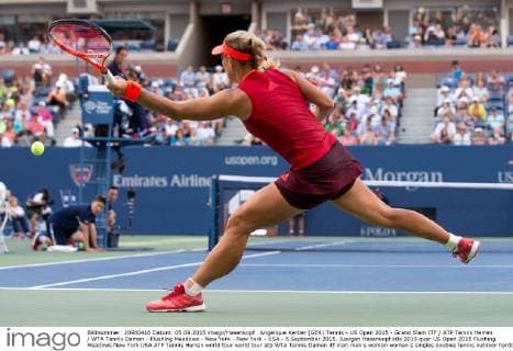 Angelique Kerber (GER) Tennis - US Open 2015 - Grand Slam ITF ATP Tennis Herren WTA Tennis Damen - Flushing Meadows - New York - New York - USA - 5 September 2015. Juergen Hasenkopf