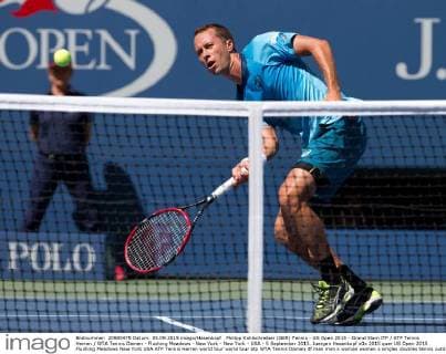 Philipp Kohlschreiber (GER) Tennis - US Open 2015 - Grand Slam ITF ATP Tennis Herren WTA Tennis Damen - Flushing Meadows - New York - New York - USA - 5 September 2015. Juergen Hasenkopf