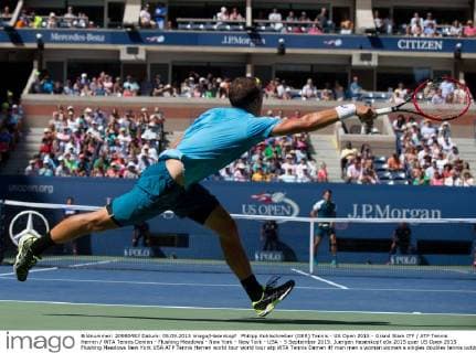 Philipp Kohlschreiber (GER) Tennis - US Open 2015 - Grand Slam ITF ATP Tennis Herren WTA Tennis Damen - Flushing Meadows - New York - New York - USA - 5 September 2015. Juergen Hasenkopf