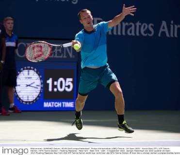 Philipp Kohlschreiber (GER) Tennis - US Open 2015 - Grand Slam ITF ATP Tennis Herren WTA Tennis Damen - Flushing Meadows - New York - New York - USA - 5 September 2015. Juergen Hasenkopf