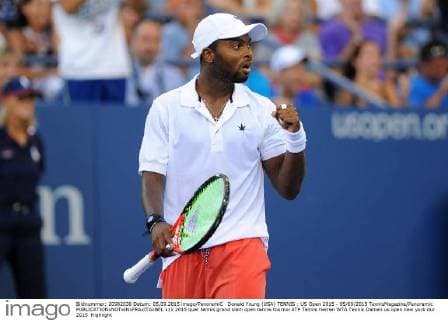 Donald Young (USA) TENNIS : US Open 2015 - 05 09 2015 TennisMagazine Panoramic 