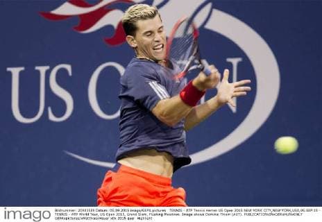 TENNIS - ATP Tennis Herren US Open 2015 NEW YORK CITY,NEW YORK,USA,05.SEP.15 - TENNIS - ATP World Tour, US Open 2015, Grand Slam, Flushing Meadows. Image shows Dominic Thiem (AUT). GEPAxpictures xMatthiasxHauer