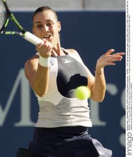TENNIS - WTA Tennis Damen US Open 2015 NEW YORK CITY,NEW YORK,USA,05.SEP.15 - TENNIS - WTA Tour, US Open 2015, Grand Slam, Flushing Meadows. Image shows Flavia Pennetta (ITA). GEPAxpictures xMatthiasxHauer
