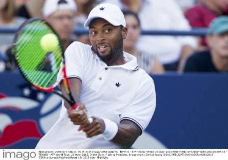 TENNIS - ATP Tennis Herren US Open 2015 NEW YORK CITY,NEW YORK,USA,05.SEP.15 - TENNIS - ATP World Tour, US Open 2015, Grand Slam, Flushing Meadows. Image shows Donald Young (USA). GEPAxpictures xMatthiasxHauer