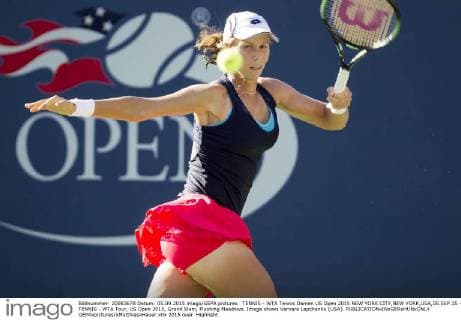 TENNIS - WTA Tennis Damen US Open 2015 NEW YORK CITY,NEW YORK,USA,05.SEP.15 - TENNIS - WTA Tour, US Open 2015, Grand Slam, Flushing Meadows. Image shows Varvara Lepchenko (USA). GEPAxpictures xMatthiasxHauer