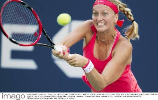 TENNIS - WTA Tennis Damen US Open 2015 NEW YORK CITY,NEW YORK,USA,05.SEP.15 - TENNIS - WTA Tour, US Open 2015, Grand Slam, Flushing Meadows. Image shows Petra Kvitova (CZE). GEPAxpictures xMatthiasxHauer