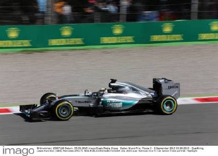 Italian Grand Prix, Monza 3 - 6 September 2015 05.09.2015 - Qualifying, Lewis Hamilton (GBR) Mercedes AMG F1 W06 