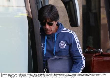 Bundestrainer Joachim Loew - Deutsche Nationalmannschaft kommt in Glasgow an, Hilton Glasgow