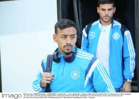 Karim Bellarabi - Deutsche Nationalmannschaft kommt in Glasgow an, Hilton Glasgow