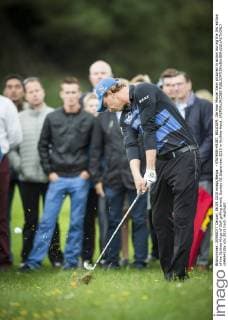 - KNOKKE-HEIST, BELGIUM: German Marcel Siem pictured in action during the 3rd edition of the Optima Kings of Golf golfing event, Sunday 06 September 2015 in Knokke-Heist. JASPERxJACOBS  x04694328x