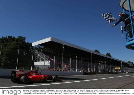 Motorsports: FIA Formula One World Championship WM Weltmeisterschaft 2015, Grand Prix of Italy, 5 Sebastian Vettel (GER, Scuderia Ferrari), xHOCHxZWEIx