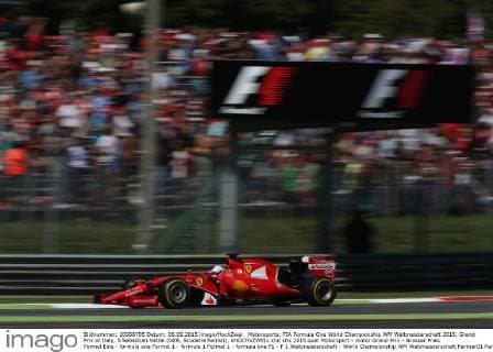Motorsports: FIA Formula One World Championship WM Weltmeisterschaft 2015, Grand Prix of Italy, 5 Sebastian Vettel (GER, Scuderia Ferrari), xHOCHxZWEIx