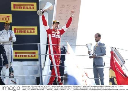 Motorsports: FIA Formula One World Championship WM Weltmeisterschaft 2015, Grand Prix of Italy, 5 Sebastian Vettel (GER, Scuderia Ferrari), xHOCHxZWEIx