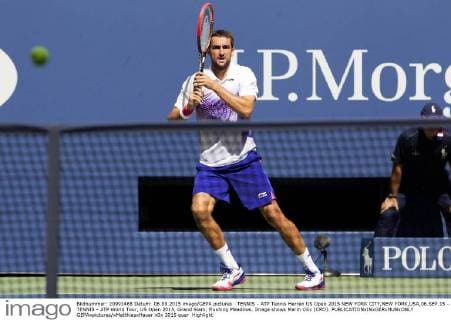 TENNIS - ATP Tennis Herren US Open 2015 NEW YORK CITY,NEW YORK,USA,06.SEP.15 - TENNIS - ATP World Tour, US Open 2015, Grand Slam, Flushing Meadows. Image shows Marin Cilic (CRO). GEPAxpictures xMatthiasxHauer