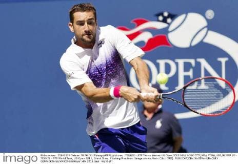TENNIS - ATP Tennis Herren US Open 2015 NEW YORK CITY,NEW YORK,USA,06.SEP.15 - TENNIS - ATP World Tour, US Open 2015, Grand Slam, Flushing Meadows. Image shows Marin Cilic (CRO). GEPAxpictures xMatthiasxHauer