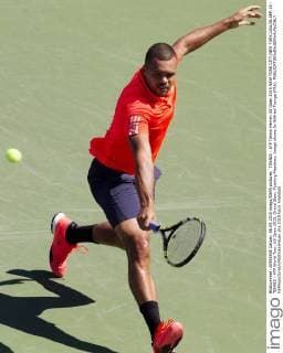 TENNIS - ATP Tennis Herren US Open 2015 NEW YORK CITY,NEW YORK,USA,06.SEP.15 - TENNIS - ATP World Tour, US Open 2015, Grand Slam, Flushing Meadows. Image shows Jo-Wilfried Tsonga (FRA). GEPAxpictures xMatthiasxHauer
