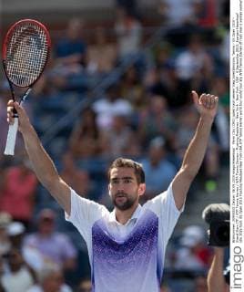 Marin Cilic (CRO) jubelt nach seinem Sieg,Jubel,Emotion, Tennis - US Open 2015 - Grand Slam ITF ATP Tennis Herren WTA Tennis Damen - Flushing Meadows - New York - New York - USA - 6 September 2015. Juergen Hasenkopf