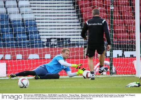 Manuel Neuer - Deutsche Nationalmannschaft Abschlusstraining, Hampden Park Glasgow