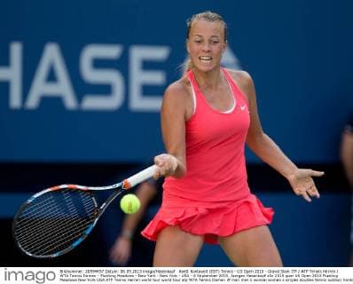 Anett Kontaveit (EST) Tennis - US Open 2015 - Grand Slam ITF ATP Tennis Herren WTA Tennis Damen - Flushing Meadows - New York - New York - USA - 6 September 2015. Juergen Hasenkopf