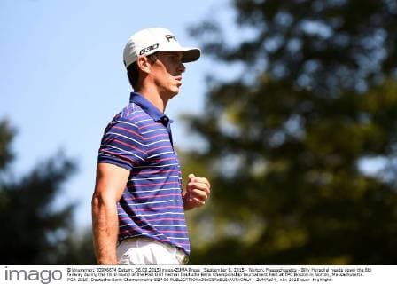 September 6, 2015 - Norton, Massachusetts - Billy Horschel heads down the 6th fairway during the third round of the PGA Golf Herren Deutsche Bank Championship tournament held at TPC Boston in Norton, Massachusetts. PGA 2015: Deutsche Bank Championship SEP 06 - ZUMAc04_