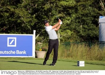 September 6, 2015: Kevin Chappell hits from the 17th tee during the third round of the Deutsche Bank Championship at TPC Boston in Norton, Massachusetts. GOLF: SEP 06 PGA Golf Herren - Deutsche Bank Championship - Third Round Icon482150906039 EDITORIAL USE ONLY
