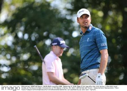 September 6, 2015: Sean O Hair tees off on the ninth tee box, in the third round Sunday at The Deutsche Bank Championship at TPC Boston in Norton, MA. GOLF: SEP 06 PGA Golf Herren - Deutsche Bank Championship - Third Round Icon1509050701 EDITORIAL USE ONLY