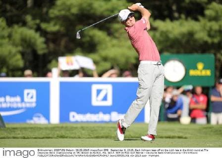 September 6, 2015: Zach Johnson tees off on the 11th tee in the third round at The Deutsche Bank Championship at TPC Boston in Norton, MA. GOLF: SEP 06 PGA Golf Herren - Deutsche Bank Championship - Third Round Icon1509051301 EDITORIAL USE ONLY