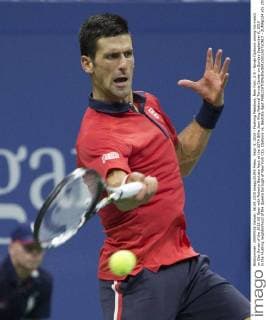 Sept. 6, 2015 - Flushing Meadows, New York, U.S - Novak Djokovic during his match on Day Seven of the 2015 US Open with Roberto Bautista Agut at the USTA Billie Jean King National Tennis Center on Sunday September 6, 2015 in the Flushing neighborhood of the Queens borough of New York City. Djokovic vs. Bautista Agut - ZUMAp124