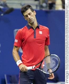 Sept. 6, 2015 - Flushing Meadows, New York, U.S - Novak Djokovic during his match on Day Seven of the 2015 US Open with Roberto Bautista Agut at the USTA Billie Jean King National Tennis Center on Sunday September 6, 2015 in the Flushing neighborhood of the Queens borough of New York City. Djokovic vs. Bautista Agut - ZUMAp124