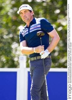 September 6, 2015; Norton, MA, USA; Keegan Bradley at the 2nd tee box during the third round of the Deutsche Bank Championship at TPC Boston. PGA Golf Herren 2015: Deutsche Bank Championship SEP 06 - ZUMAc04_
