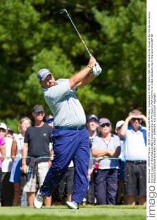 September 6, 2015; Norton, MA, USA; Brendon de Jonge at the 3rd tee box during the third round of the Deutsche Bank Championship at TPC Boston. PGA Golf Herren 2015: Deutsche Bank Championship SEP 06 - ZUMAc04_