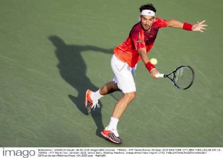 TENNIS - ATP Tennis Herren US Open 2015 NEW YORK CITY,NEW YORK,USA,06.SEP.15 - TENNIS - ATP World Tour, US Open 2015, Grand Slam, Flushing Meadows. Image shows Fabio Fognini (ITA). GEPAxpictures xMatthiasxHauer