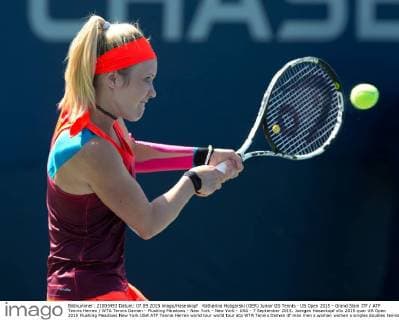 Katharina Hobgarski (GER) Junior GS Tennis - US Open 2015 - Grand Slam ITF ATP Tennis Herren WTA Tennis Damen - Flushing Meadows - New York - New York - USA - 7 September 2015. Juergen Hasenkopf