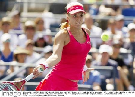 TENNIS - WTA Tennis Damen US Open 2015 NEW YORK CITY,NEW YORK,USA,07.SEP.15 - TENNIS - WTA Tour, US Open 2015, Grand Slam, Flushing Meadows. Image shows Sabine Lisicki (GER). GEPAxpictures xMatthiasxHauer