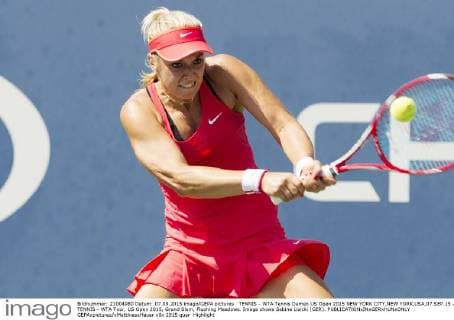 TENNIS - WTA Tennis Damen US Open 2015 NEW YORK CITY,NEW YORK,USA,07.SEP.15 - TENNIS - WTA Tour, US Open 2015, Grand Slam, Flushing Meadows. Image shows Sabine Lisicki (GER). GEPAxpictures xMatthiasxHauer