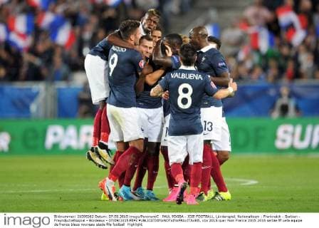 PAUL POGBA - JOIE FOOTBALL, Länderspiel, Nationalteam : Frankreich - Serbien - Freundschaftsspiel - Bordeaux - 07 09 2015 FEPx 