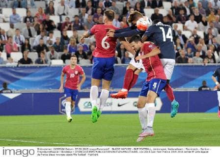 BLAISE MATUIDI - BUT FOOTBALL, Länderspiel, Nationalteam : Frankreich - Serbien - Freundschaftsspiel - Bordeaux - 07 09 2015 FEPx 