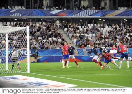 BLAISE MATUIDI - BUT FOOTBALL, Länderspiel, Nationalteam : Frankreich - Serbien - Freundschaftsspiel - Bordeaux - 07 09 2015 FEPx 