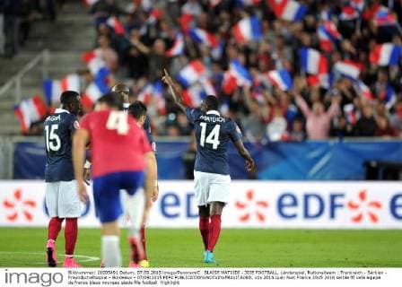 BLAISE MATUIDI - JOIE FOOTBALL, Länderspiel, Nationalteam : Frankreich - Serbien - Freundschaftsspiel - Bordeaux - 07 09 2015 FEPx 