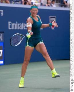 Victoria Azarenka (BLR) Tennis - US Open 2015 - Grand Slam ITF ATP Tennis Herren WTA Tennis Damen - Flushing Meadows - New York - New York - USA - 7 September 2015. Juergen Hasenkopf